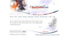 Tablet Screenshot of burncentrecare.co.uk
